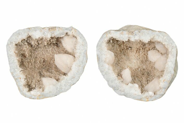 Keokuk Geode with Calcite Crystals - Missouri #203768